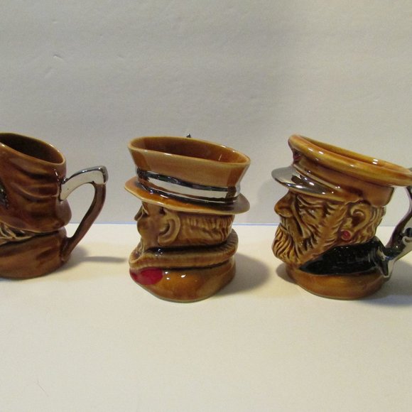 lot vintage Lord Nelson Pottery head mugs Gaffer Beefeater Fisherman - Picture 5 of 9